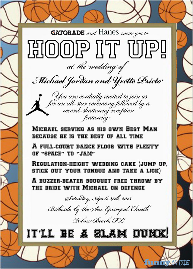 invitatie michael jordan
